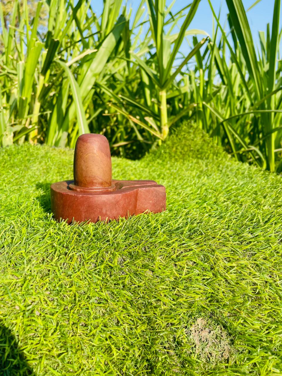 2 Inch Natural Narmadeshwar Shivling for Home Temple