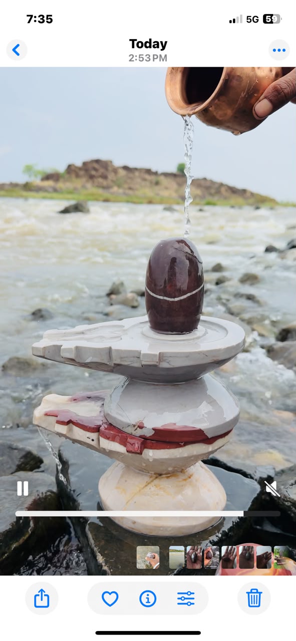 4 inch Shivling or 8 inch jaladhari