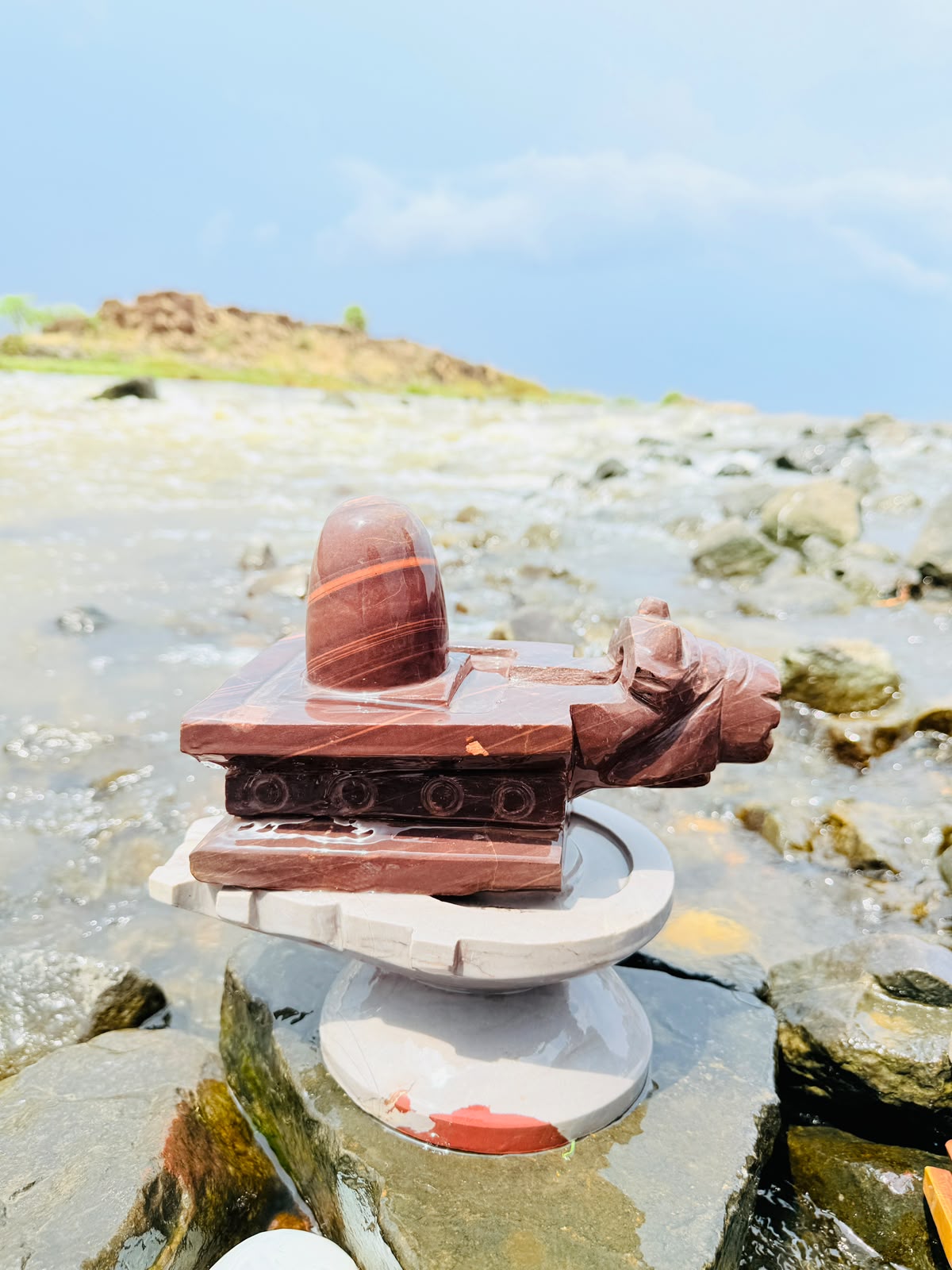 4 inch Shiwaling 8 inch jaladhree Gau mukha chokor jaladhree - Image 3